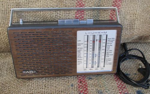 Saba bonny kofferradio bj - h,