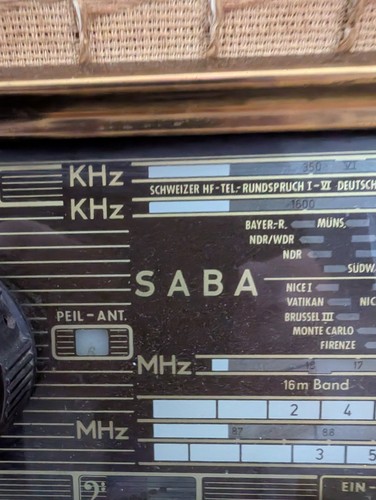 Röhrenradio saba wildbad - röhrenradio, 8
