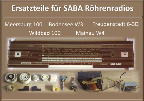 Röhren radios saba meersburg - saba,