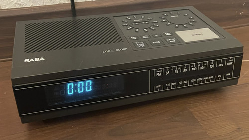 1980er saba logic clock - logic,