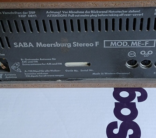 Saba meersburg stereo - meersburg, f
