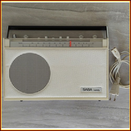 Saba sandy vintage kofferradio - sandy,