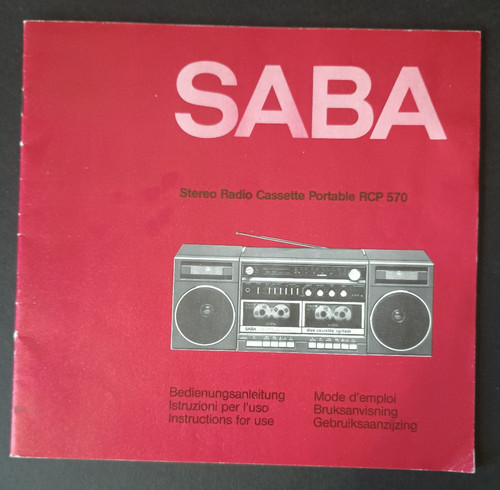 Saba rcp 570 stereo - 570,