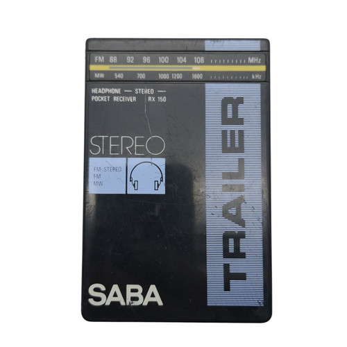 Saba trailer rx150 mw fm - trailer, mw/fm